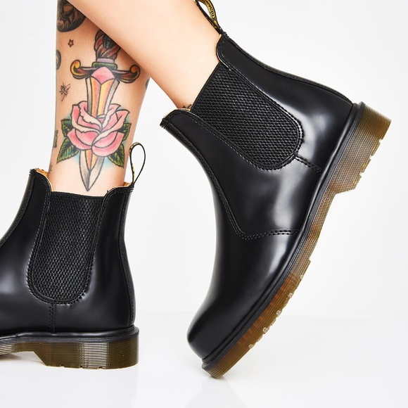 Dr. Martens Shoes - Dr. Martins 2976 Smooth Leather Chelsea Boots